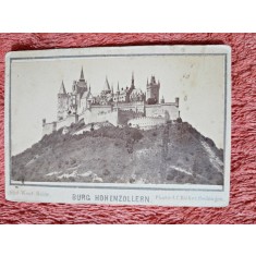 Fotografie tip CDV, Burg Hohenzollern Sud Weit Seite
