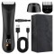 Trimmer cu lama ceramica si Lumina LED, HexaCut, Negru