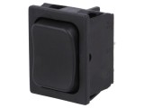 Comutator Bascule DP3T 6A 250V Negru