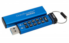 Usb flash drive kingston 4gb dt2000 usb 3.0 keypad 256bit foto