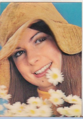 bnk cp Carte postala 3D - Femeie clipind - Wonder Co SSP-168 foto