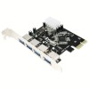 Adaptor PCI-Express la 4x USB 3.0 LogiLink PC0057, Card Extensie USB 3.0