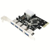 Card PCI-Express adaptor la 4 x USB 3.0, Logilink PC0057