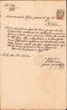 A2514N Licență greco-catolică de căsătorie, 1888, S&acirc;nnicolau Mare, Timiș, scrisă și semnată olograf de protopopul Vichentie Grozescu al Lugojului