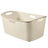 Cos de rufe My style, plastic, alb, 60 x 39 x 27.8 cm, 47 L, Curver