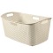 Cos de rufe My style, plastic, alb, 60 x 39 x 27.8 cm, 47 L