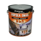 Vopsea Email Anticoroziva 3 in 1 Gri 3.5L Breckner Germany, pe baza de solvent, direct pe rugina, lucios, interior/exterior