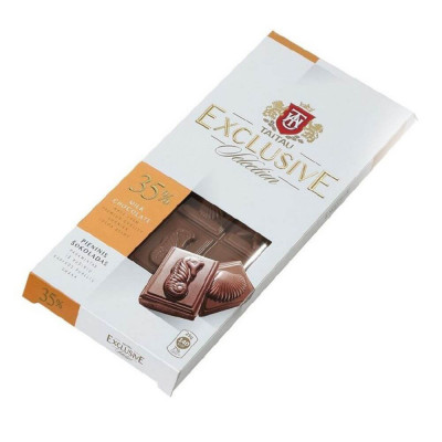 Ciocolata cu Lapte Tai Tau Exclusive, 100 g, 35% Cacao, Ciocolata Lapte Tai Tau Exclusive Selection, Ciocolata Taitau Exclusive Selection, Ciocolata c foto