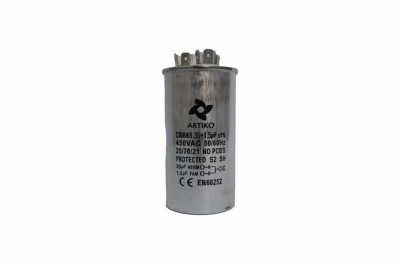 Condensator Pornire Motor, CBB65, 30+1.5uF, AC foto