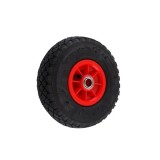 Roata pneumatica pentru carucior ROTOR RRPN 3.0-4C/R,3.00-4,cauciuc,janta din plastic,ax 20 mm