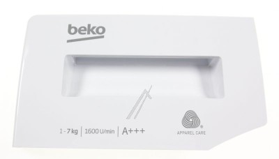 CAPAC FRONTAL SERTAR DETERGENT 2420709516 pentru masina de spalat ARCELIK / BEKO foto