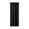 Draperie cu rejansa Jemidi, 140 x 245 cm, Negru, Poliester, 55276.01.01