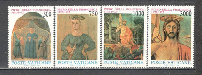 Vatican.1992 500 ani moarte Piero della Francesca-Fresce SV.595