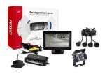 Kit senzori de parcare AMiO cu camera HD, monitor 4,3 inch si 4 senzori