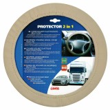 Husa volan protector elasticizat 2 in 1 - Bej Garage AutoRide, Lampa