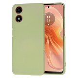 Husa premium din silicon pentru motorola moto g04 / g04s - softflex, microfibra, matcha