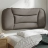 VidaXL Pernă pentru tăblie de pat, gri taupe, 90 cm, material textil 374541