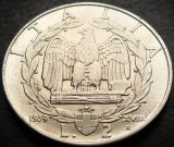 Moneda istorica 2 LIRE - ITALIA FASCISTA, anul 1939 * cod 4735