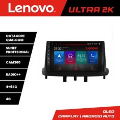 Navigatie Renault Megane 3 Lenovo Kit-145 8 core QLED Qualcomm 4+64 360 Android Waze USB Navigatie Internet Youtube Radio CarStore Technology
