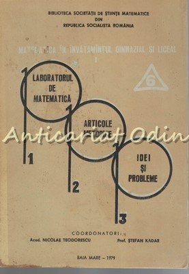 Matematica In Invatamintul Gimnazial Si Liceal VI - Nicolae Teodorescu foto