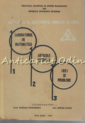 Matematica In Invatamintul Gimnazial Si Liceal VI - Nicolae Teodorescu