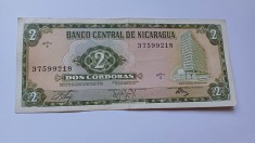 Nicaragua -2 cordobas 1972 foto