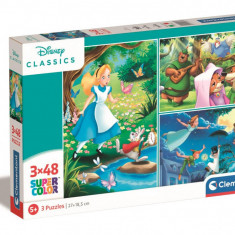 Puzzle Clementoni Disney Classic, 3 x 48 piese