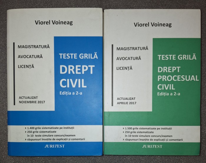 Viorel Voineag - Teste grila Drept Civil si Drept Procesual Civil