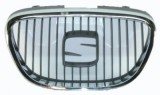 Grila radiator fara emblema Seat Altea (5P1/5P5), 03.2004-2009, LEON (1P1), 06.2005-2009, TOLEDO (5P2), 10.2004-09.2009 , 5P0853651A9B9, 672405