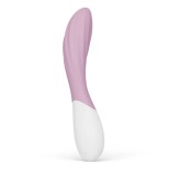Vibrator Lelo MONA Twist, Control Aplicatie Mobila, Silicon, USB, Roz Deschis, 19.5 cm