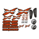 Stickere Can-Am BRP Renegade rosii aftermarket