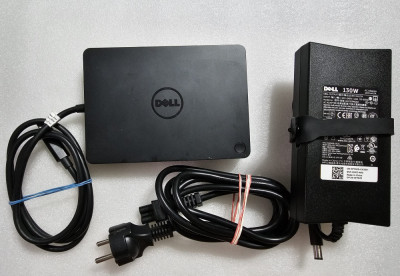 Port replicator Dell WD15 Docking Station, USB3, mini DP, RJ45, AUDIO, VGA, HDMI foto