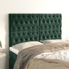 VidaXL Tăblii de pat, 4 buc, verde &icirc;nchis, 72x7x78/88 cm, catifea 3116719