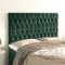 vidaXL Tăblii de pat, 4 buc, verde &icirc;nchis, 72x7x78/88 cm, catifea 3116719