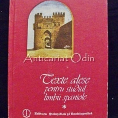 Texte Alese Pentru Studiul Limbii Spaniole - Silvia Vascan