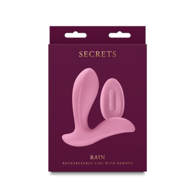 Secrets - Rain - Coral Vibrator Cu Control De La Distanță foto