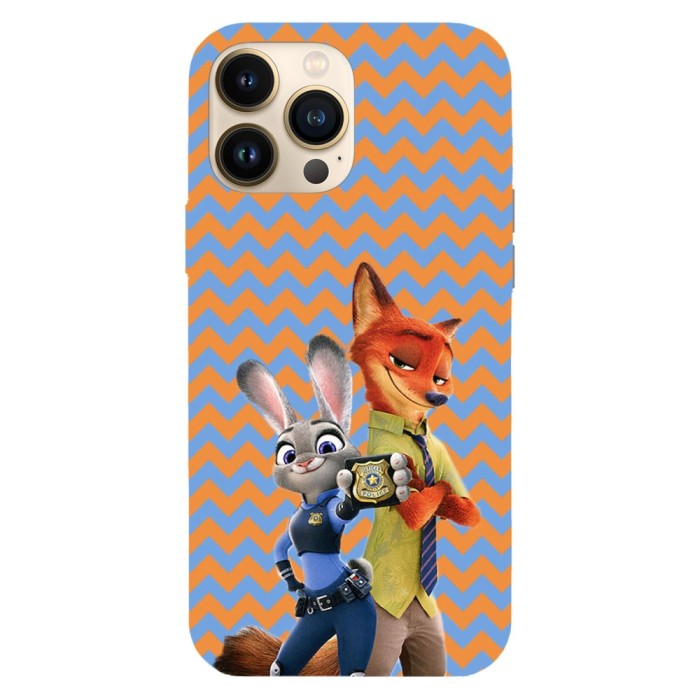 Husa compatibila cu Apple iPhone 13 Pro Max, Viceversa, model Judy the police officer Zootopia, Silicon, TPU