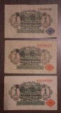 Lot 3 bancnote diferite Germania - 1 Mark 1914