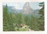 RF190 - Carte Postala - Cabana Cheile Bicazului si Piatra Altarului, necirculata 1977