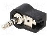 Conector jack, Jack 3,5mm, 3 contacte, tata, LUMBERG - WKLS 40