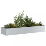 VidaXL Jardinieră 280x80x40 cm oțel galvanizat