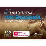 Tanul&oacute;k&aacute;rty&aacute;k t&ouml;rt&eacute;nelemből &ndash; Az őskort&oacute;l 1848-ig (180 db sz&iacute;nes k&aacute;rtya + 88 oldalas megold&oacute;f&uuml;zet &eacute;s j&aacute;t&eacute;kt&aacute;bla) - Farkas Judit