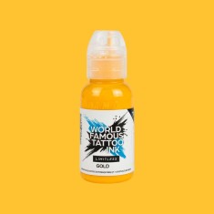Tusuri Tatuaje - Culori WORLD FAMOUS 30 ml - Gold