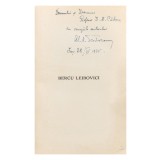 Al. O. Teodoreanu, Bercu Leibovici, cu dedicație pentru Dimitrie&nbsp;M. Cădere
