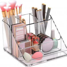 Organizator de machiaj Cosmetic Organizator Depozitare cu 6 secțiuni pentru baie