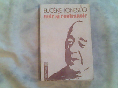 Note si contranote-Eugen Ionesco foto