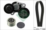 INA 529 0206 20 Set curea transmisie cu caneluri