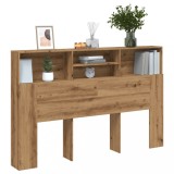 Cumpara ieftin Tăblie pat dulap stejar artizanal 160x19x103,5cm lemn prelucrat