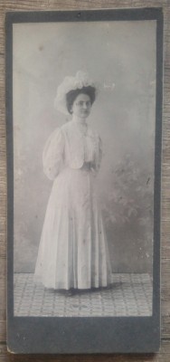 Portretul unei doamne// A. Ihalsky Bucuresti, Fotografil al Curtei Regale foto