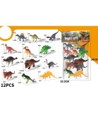 Set Dinosauri 12 Buc. &icirc;n Plic